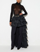 Jupe en taffetas de voile Elisabetta Franchi