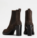 Zamszowe botki Chelsea Tod's