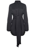 Rotate Dress Made Of Satin.