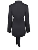 Rotate Dress Made Of Satin.