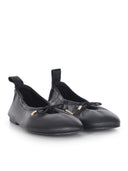 Alohas Ballerinas Made Of Black Leather