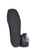 Alohas Ballerinas Made Of Black Leather