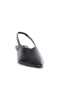 Alohas Décolleté Made Of Black Leather.
