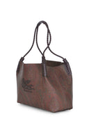Shopping Bag "Libra" Made Of Paisley Jacquard