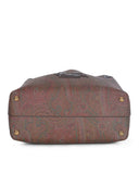 Shopping Bag "Libra" Made Of Paisley Jacquard
