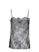 Cubra de Alberta Ferretti hecho de encaje.