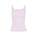 Pangaia Womens Ribbed Square Neck Tank Top