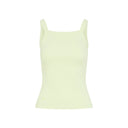 Pangaia Womens Ribbed Square Neck Tank Top