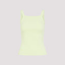 Pangaia Womens Ribbed Square Neck Tank Top
