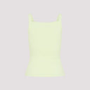Pangaia Womens Ribbed Square Neck Tank Top