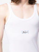 Identidades aleatorias Rib Tanktop logo