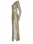Self Portrait Dress Made Of A Silk Blend