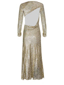 Self Portrait Dress Made Of A Silk Blend