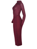 Self Portrait Dress Made Of Viscose Blend.