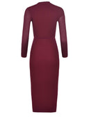 Self Portrait Dress Made Of Viscose Blend.