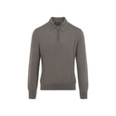Brioni Long Sleeves Zip Polo