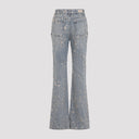 Alexander Mc Queen Distressed Flared Jeans