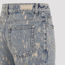 Alexander Mc Queen Distressed Flared Jeans