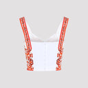 Dolce & Gabbana Charmeuse Maiolica Top