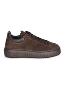 Hogan "H Stripes" Sneakers Made Suede.