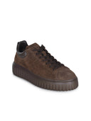 Hogan "H Stripes" Sneakers Made Suede.