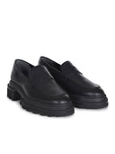 Hogan "10 Storey" Moccasins Made Of Leather.
