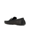 Fendi Leather Logo Loafers