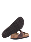 Birkenstock Oiled Leather Flip Flops