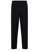 Emporio Armani Diagonal Weave Cotton Blend Trousers