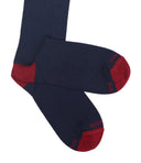 Intimo Gallo Blu Navy+Amaranto