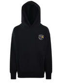 Sudadera de algodón de algodón negro