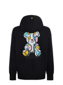 Sudadera de algodón de algodón negro