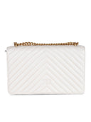Pinko Bag "Classic Love One Chevron" Nappa cuero.