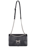 Pinko -tas "Love One Light Classic" gemaakt van Nappa -leer.