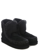 Mou "Eskimo18 Glitter" Boots Made Of Real Suede Sheepskin