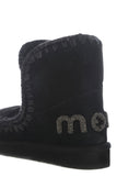 Mou "Eskimo18 Glitter" Boots Made Of Real Suede Sheepskin