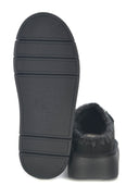 Mou 'Bounce Clog Metal Logo' Slippers Made Of Sheepskin Suede.