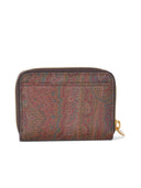 Etro -portemonnee in Paisley Jacquard leer