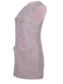 Self Portrait Dress Made Of Mixed Wool