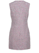 Self Portrait Dress Made Of Mixed Wool