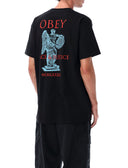 Obedecer las camisetas y polos negros
