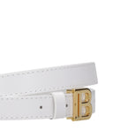 Balmain Belts White