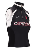 Off White Tech Jer Serena S/L Top Black White