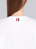 Thom Browne Logo Patch Short Sleeve T Shirt