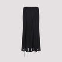 Moschino Midi Skirt Flower Details
