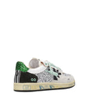 Premiata Sneakers Silber+Grün