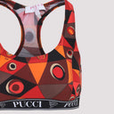 Top reggiseno in poliammide Pucci Pucci