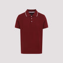 Polo in maglia Saint Laurent
