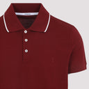 Polo in maglia Saint Laurent