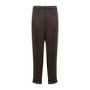 Pantaloni in seta Saint Laurent